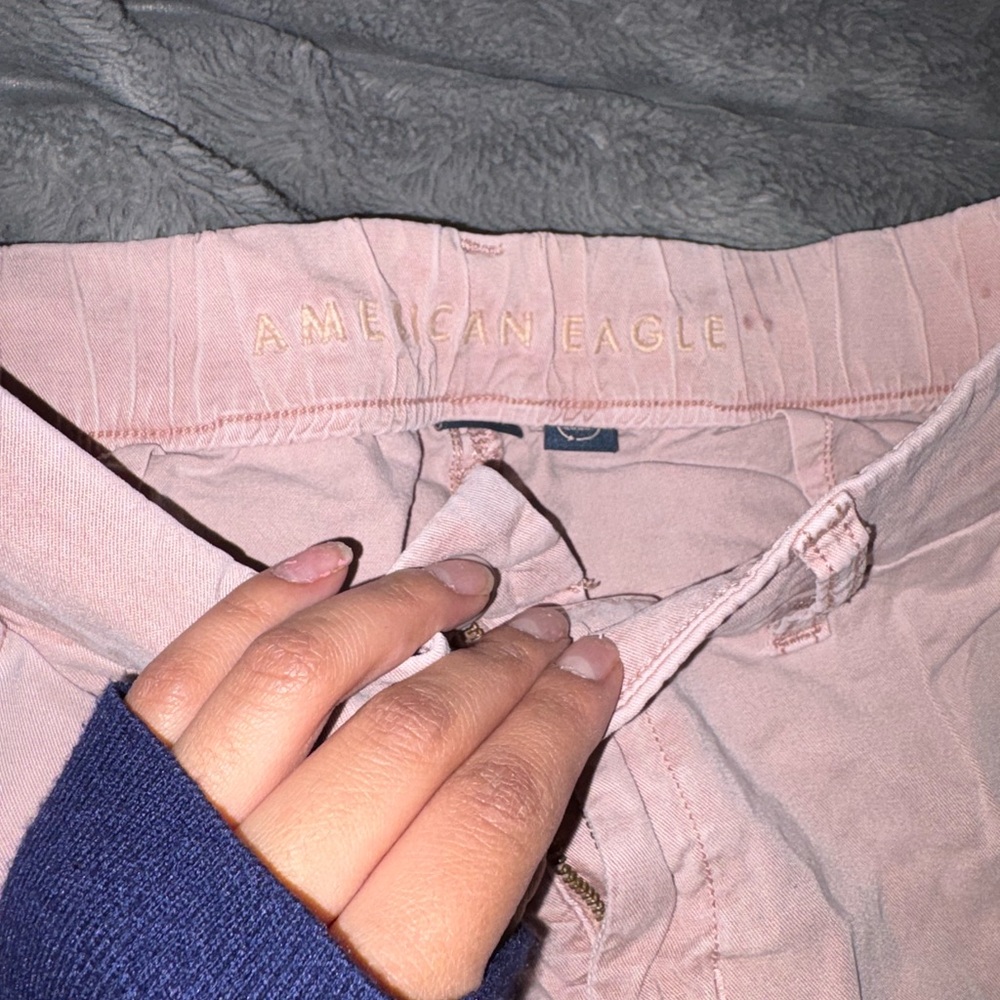 American Eagle Outfitters Women's Soft Pink Jeans